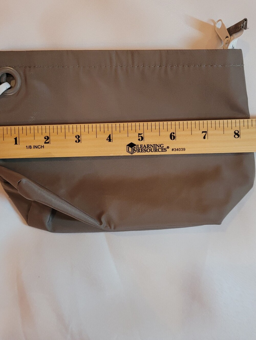 Living Proof Cosmetic Wrist Pouch Taupe - Picture 4 of 6